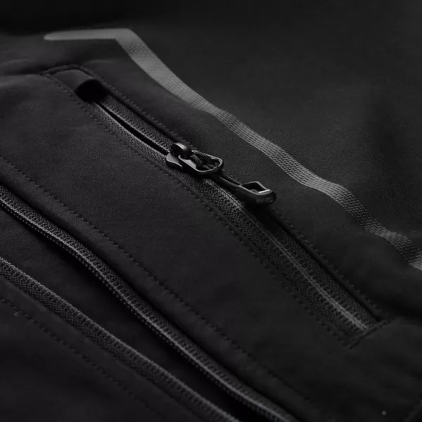  Férfi softshell kabát ALPINE PRO GEDER FEKETE 