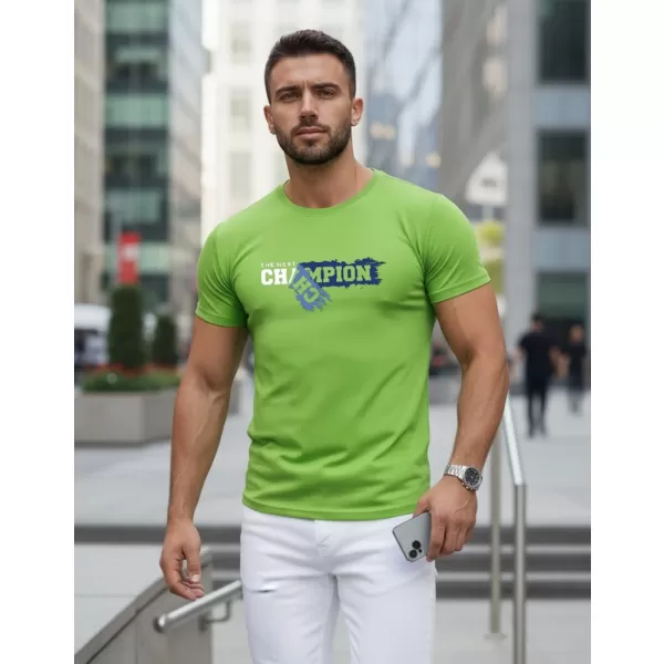  Férfi póló DSTREET NX5017R VILÁGOSZÖLD 