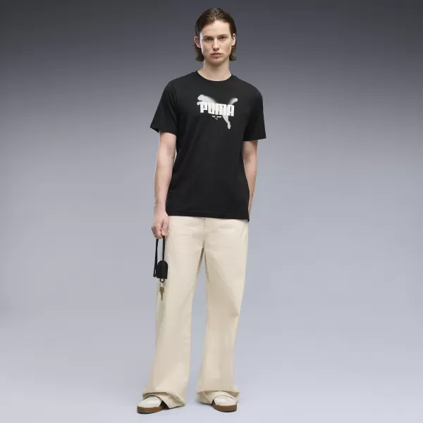  Férfi póló PUMA GRAPHICS TEE 69435501 PUMA FEKETE 