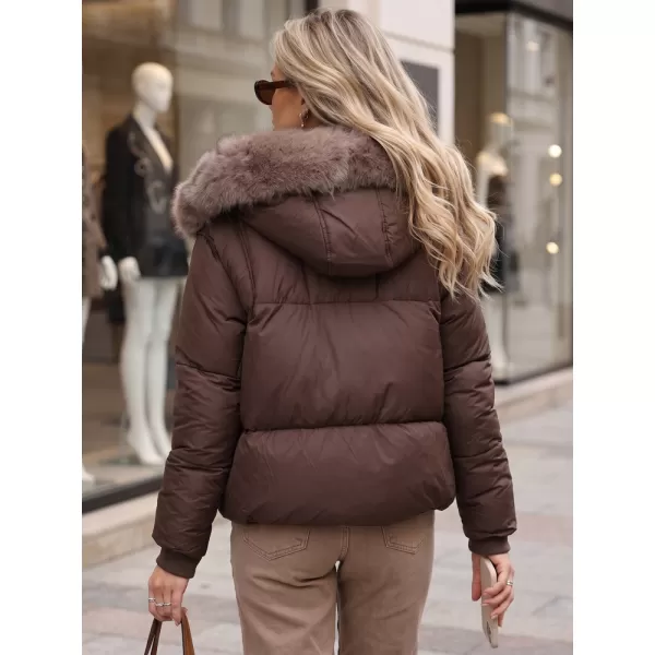  Női kabát DSTREET TY6104 BARNA 