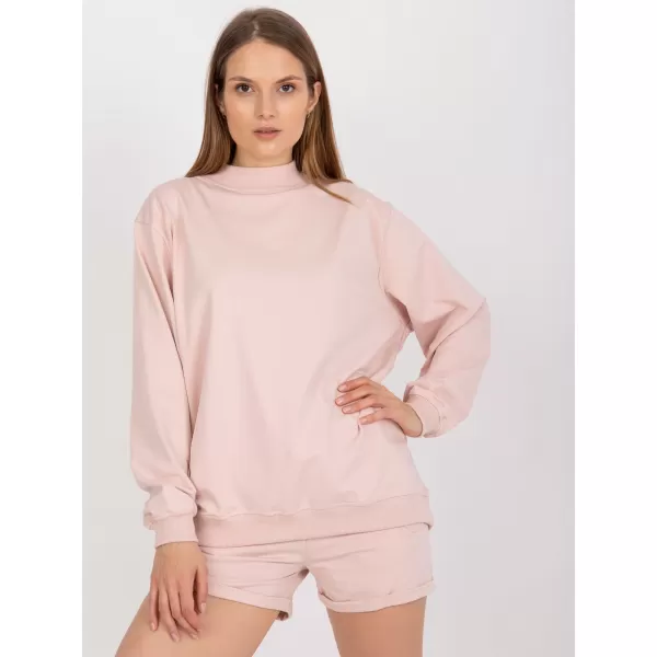  Női pulóver BASIC FEEL GOOD AP-BL-A-R001 ÉLÉNK RÓZSASZÍN 