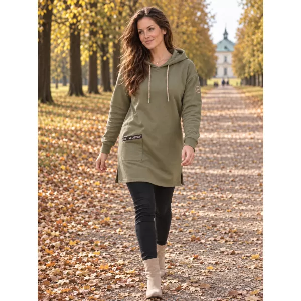  Női pulóver ALTISPORT IVIE KHAKI 