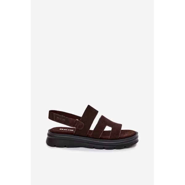  Női szandál BIG STAR SHOES TT274483 BARNA/BÉZS 