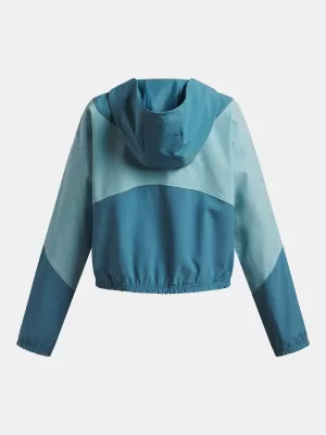 Lány dzseki UNDER ARMOUR UA RIVAL WOVEN HD JACKET 6004181-466 KÉK