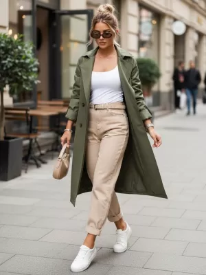 Női kabát DSTREET TY5674 ZÖLD