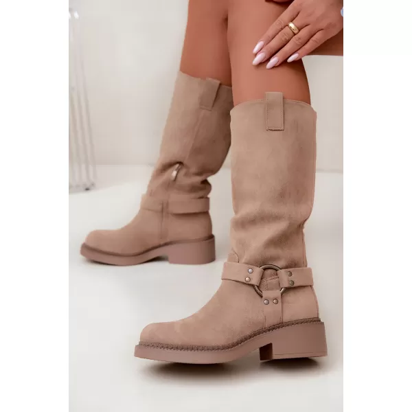  Női csizma BOTO LQ-163 KHAKI 