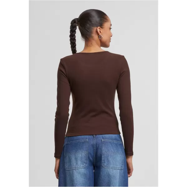  Női póló URBAN CLASSICS TB7786 MELEG/BARNA 