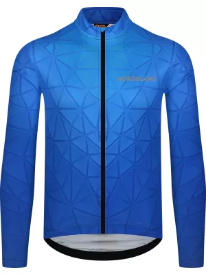 Férfi kerékpáros mez NORDBLANC RIDEPRO NBSMF8102 KÉK
