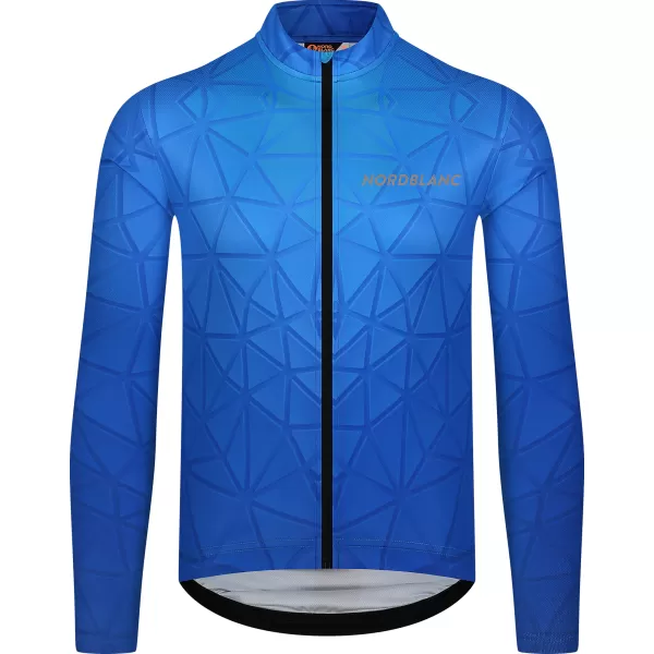  Férfi kerékpáros mez NORDBLANC RIDEPRO NBSMF8102 KÉK 