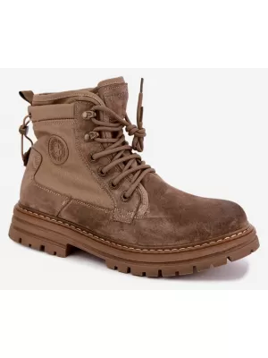 Férfi bokacsizma BIG STAR SHOES UU174253 BÉZS
