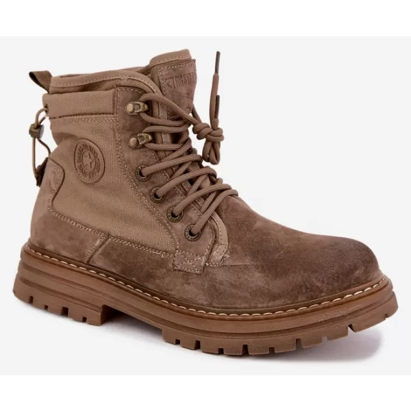  Férfi bokacsizma BIG STAR SHOES UU174253 BÉZS 