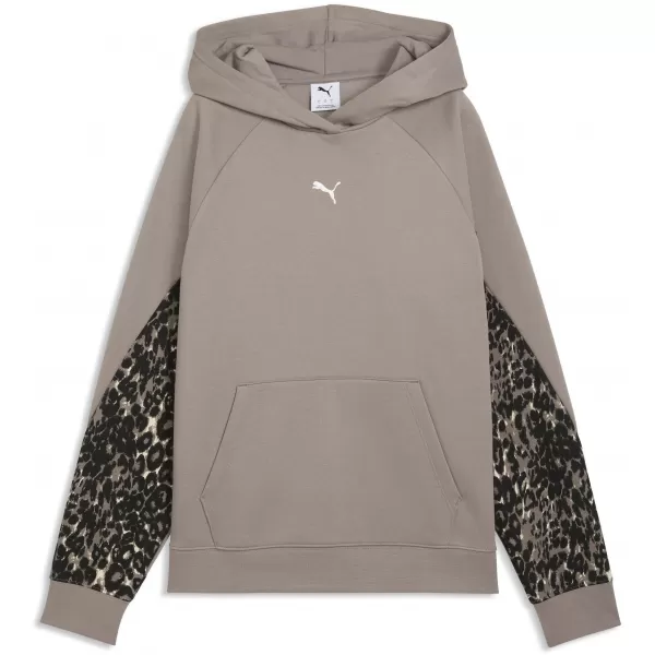  Női pulóver PUMA SPORT ANIMAL STANDARD HOODIE FL 69400781 EGÉR SZÜRKE 