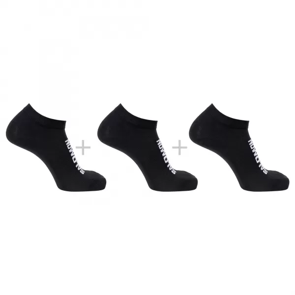  Zokni SALOMON EVERYDAY LITE LOW 3-PACK LC2912000 FEKETE 