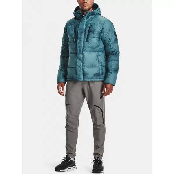 Férfi dzseki UNDER ARMOUR UA STORM CGI DOWN PRINTED STORM JKT 1365809-413 KÉK 