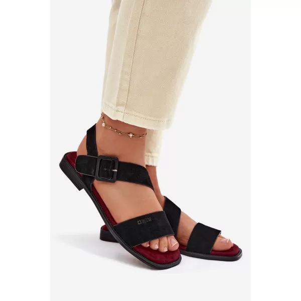  Női szandál BIG STAR SHOES TT274490 FEKETE 