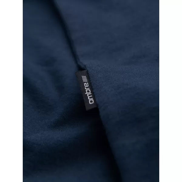  Férfi póló OMBRE OM-TSBS-0268 FEKETE/ZÖLD/KHAKI 