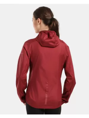 Női széldzseki KILPI ROSA-W 1L0109KI SÖTÉTVÖRÖS