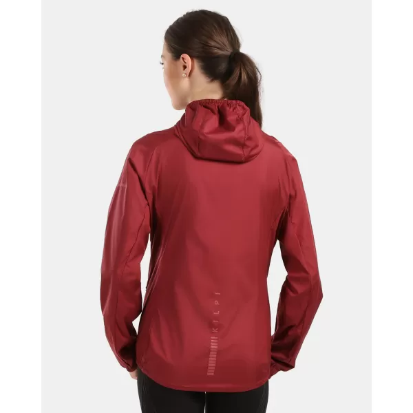  Női széldzseki KILPI ROSA-W 1L0109KI SÖTÉTVÖRÖS 