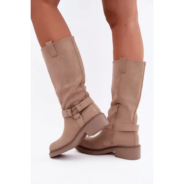  Női csizma BOTO LQ-163 KHAKI 