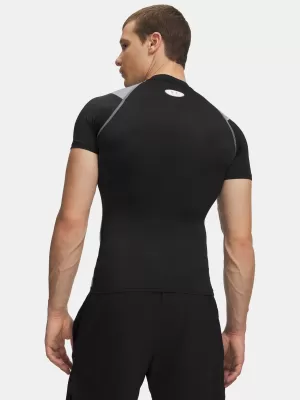Férfi póló UNDER ARMOUR UA HG ELITE COMP SS 6015382-008 FEKETE