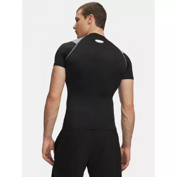  Férfi póló UNDER ARMOUR UA HG ELITE COMP SS 6015382-008 FEKETE 