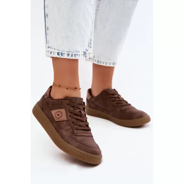  Női tornacipő BIG STAR SHOES UU274017 BARNA/BÉZS 