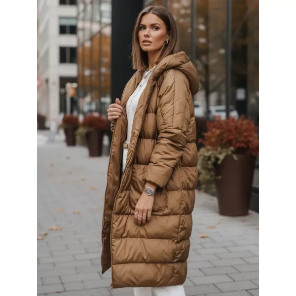  Női kabát DSTREET TY2471 KARAMELLA 
