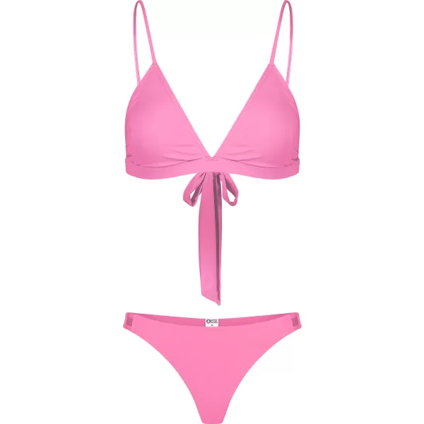  Női bikini alsó NORDBLANC TWINKLE NBSSS8242 RÓZSASZÍN 