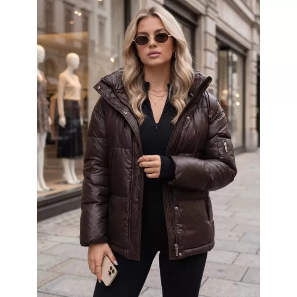  Női kabát DSTREET TY5965 BARNA 