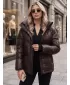 Női kabát DSTREET TY5965 BARNA