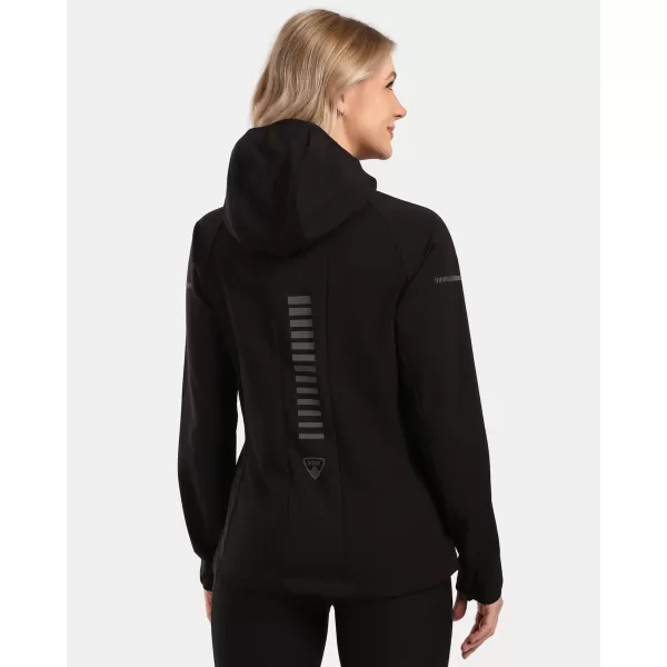  Női softshell kabát KILPI BALEO-W 1L0114KI FEKETE 