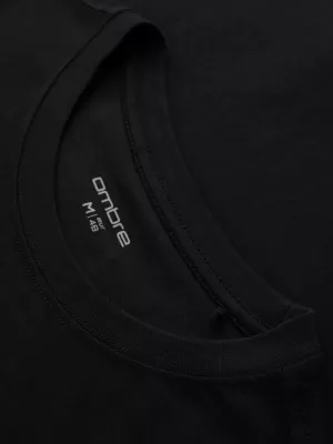 Férfi póló OMBRE OM-TSPT-0257 FEKETE