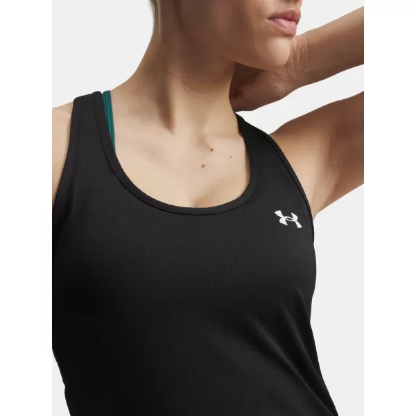  Női felső UNDER ARMOUR TECH MESH RACER TANK 6009989-001 FEKETE 