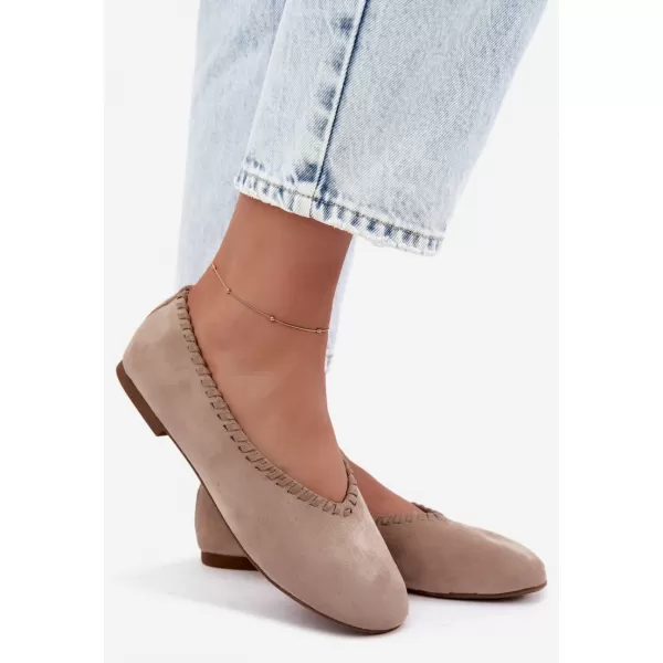  Női balerinák BOTO 9897 KHAKI 