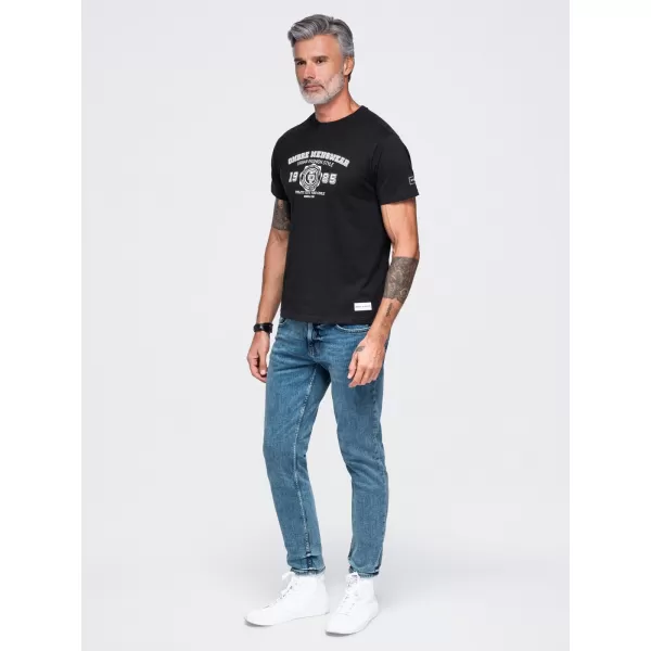  Férfi póló OMBRE OM-TSPT-0297 FEKETE 