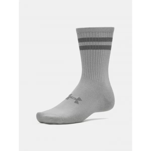  Zokni UNDER ARMOUR ESSENTIAL 6PK CREW 1387058-069 SZÜRKE 