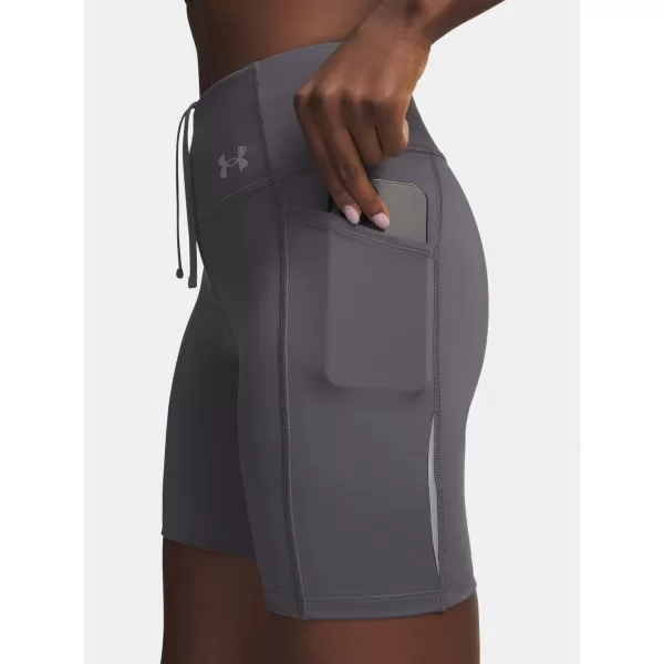  Női rövidnadrág UNDER ARMOUR UA VELOCITI 6IN FITTED SHORT 6009498-025 SZÜRKE 