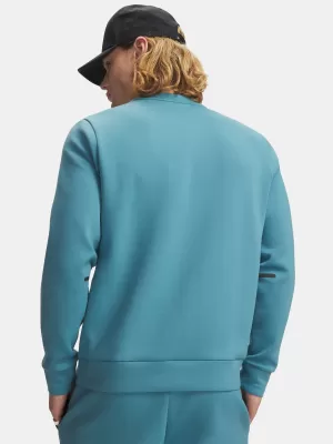 Férfi pulóver UNDER ARMOUR UNSTOPPABLE FLC CREW 1381688-466 KÉK