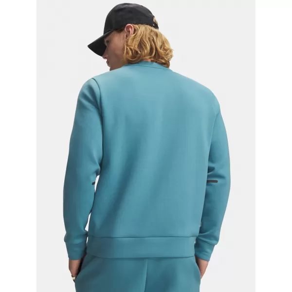  Férfi pulóver UNDER ARMOUR UNSTOPPABLE FLC CREW 1381688-466 KÉK 