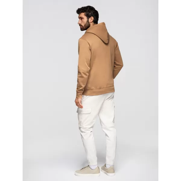  Férfi pulóver OMBRE OM-SSBZ-0272 BARNA 