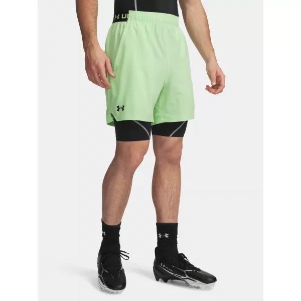  Férfi rövidnadrág UNDER ARMOUR UA VANISH WOVEN 6IN SHORTS 1373718-712 ZÖLD 
