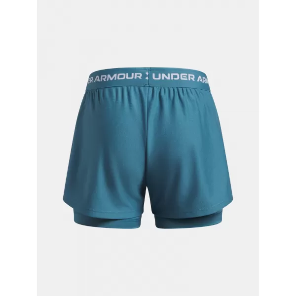  Lány rövidnadrág UNDER ARMOUR TECH PLAY UP 2N1 SHORT 6004985-466 KÉK 