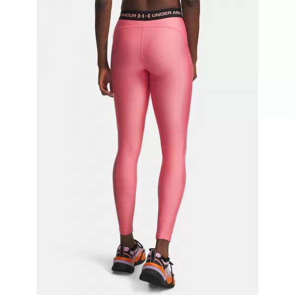  Női leggings UNDER ARMOUR HEATGEAR MESH LEGGING 6010009-600 RÓZSASZÍN 