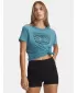 Női póló UNDER ARMOUR W VARSITY SS 6010592-466 KÉK