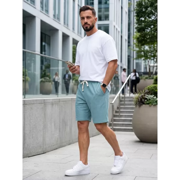  Férfi rövidnadrág DSTREET SX2633 VILÁGOSKÉK 