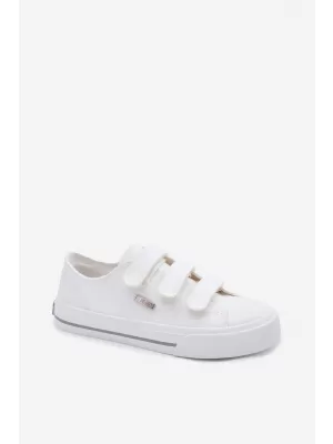 Gyermek tornacipő BIG STAR SHOES TT374169 FEHÉR