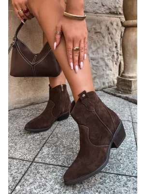 Női bokacsizma BIG STAR SHOES SS274463 BARNA
