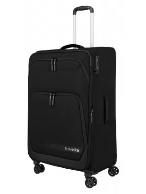 Bőrönd TRAVELITE Kick Off 4w L exp FEKETE