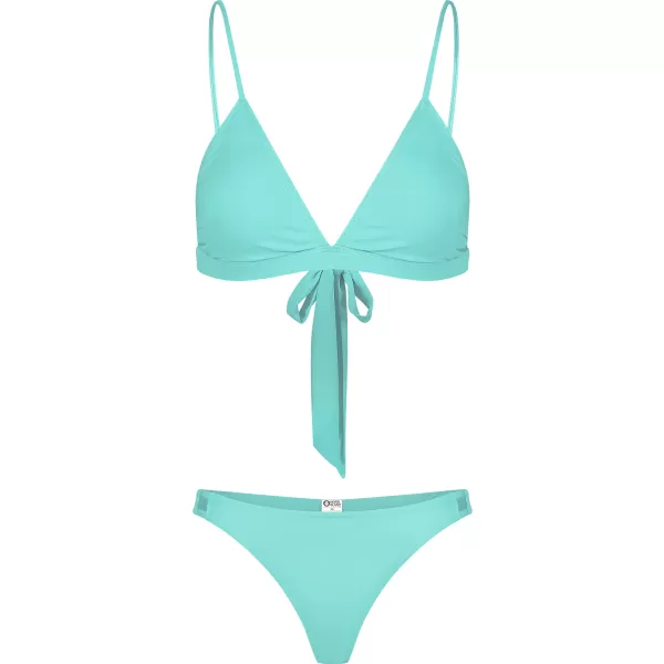  Női bikini alsó NORDBLANC TWINKLE NBSSS8242 TÜRKIZ 