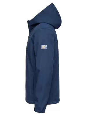Férfi softshell kabát OMBRE C581 SÖTÉTKÉK